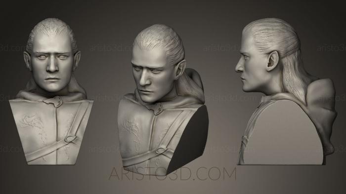 Busts and bas-reliefs of famous people (BUSTC_0361) 3D model for CNC machine